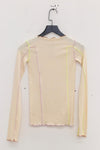 BASERANGE Long Sleeve T-Shirt TTML Collection Ribbed Cotton Portugal BAS-KMAL-BM-WI22-UNDYED TTML